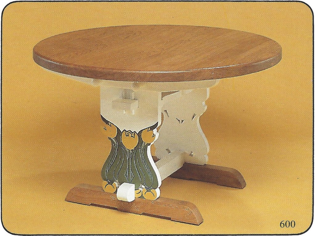 Jugendstil-Art runder Tisch